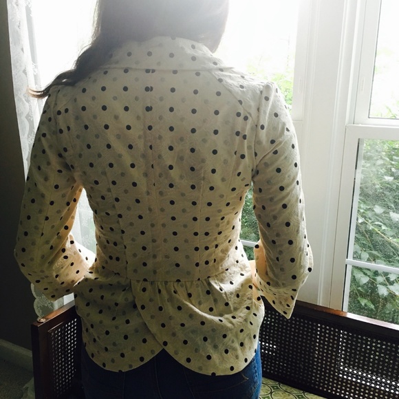 AN REN NEW YORK Polkadot Bow Jacket M - Picture 3 of 8